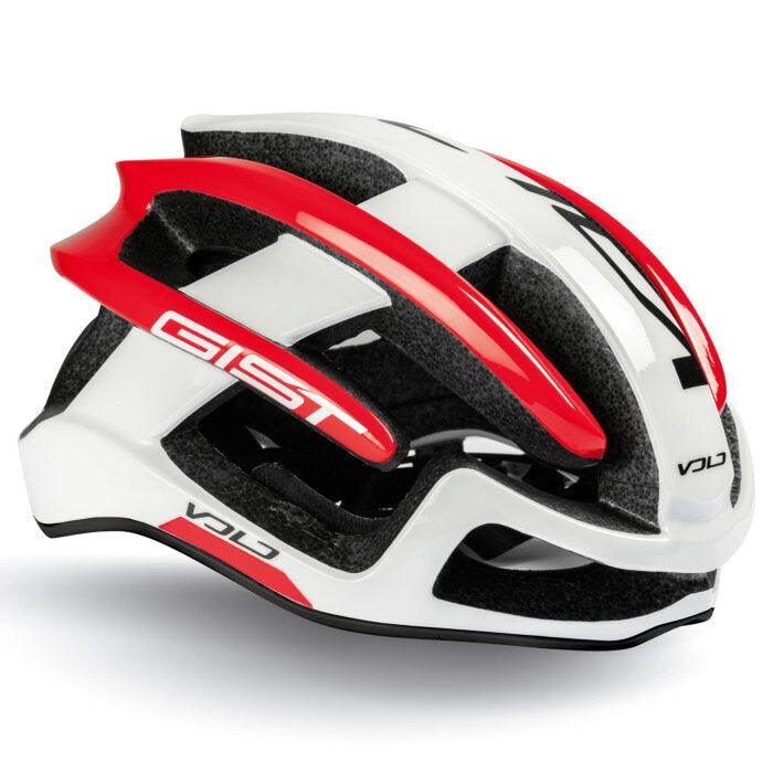 Gist Volo Road Cycling Helmet (Red/White) | Cycling Gears Hub