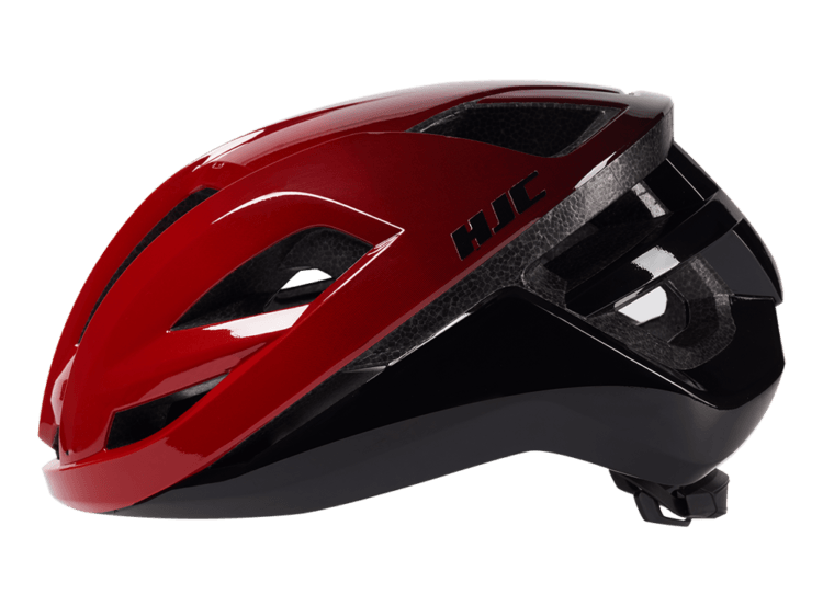 HJC Bellus Road Cycling Helmet (Matte Glossy Red Black) | Cycling Gears Hub