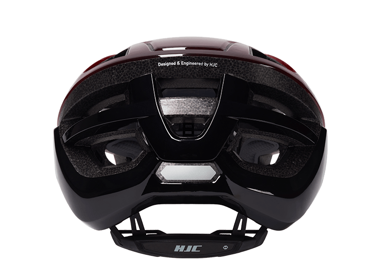 HJC Bellus Road Cycling Helmet (Matte Glossy Red Black) | Cycling Gears Hub