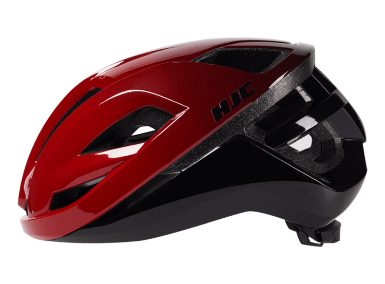 HJC Bellus Road Cycling Helmet (Matte Glossy Red Black) | Cycling Gears Hub - Cycling Gears Hub