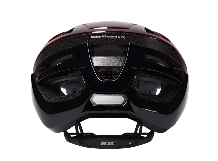 HJC Bellus Road Cycling Helmet (Matte Glossy Red Black) | Cycling Gears Hub - Cycling Gears Hub