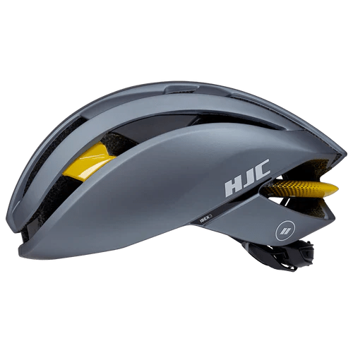 HJC Ibex 3 Road Cycling Helmet (Matte Glossy Grey Yellow) | Cycling Gears Hub - Cycling Gears Hub