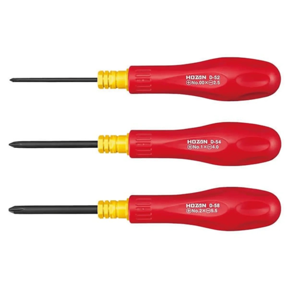 Hozan D - 44 Reversible Screwdriver Set (Red) | Cycling Gears Hub - Cycling Gears Hub