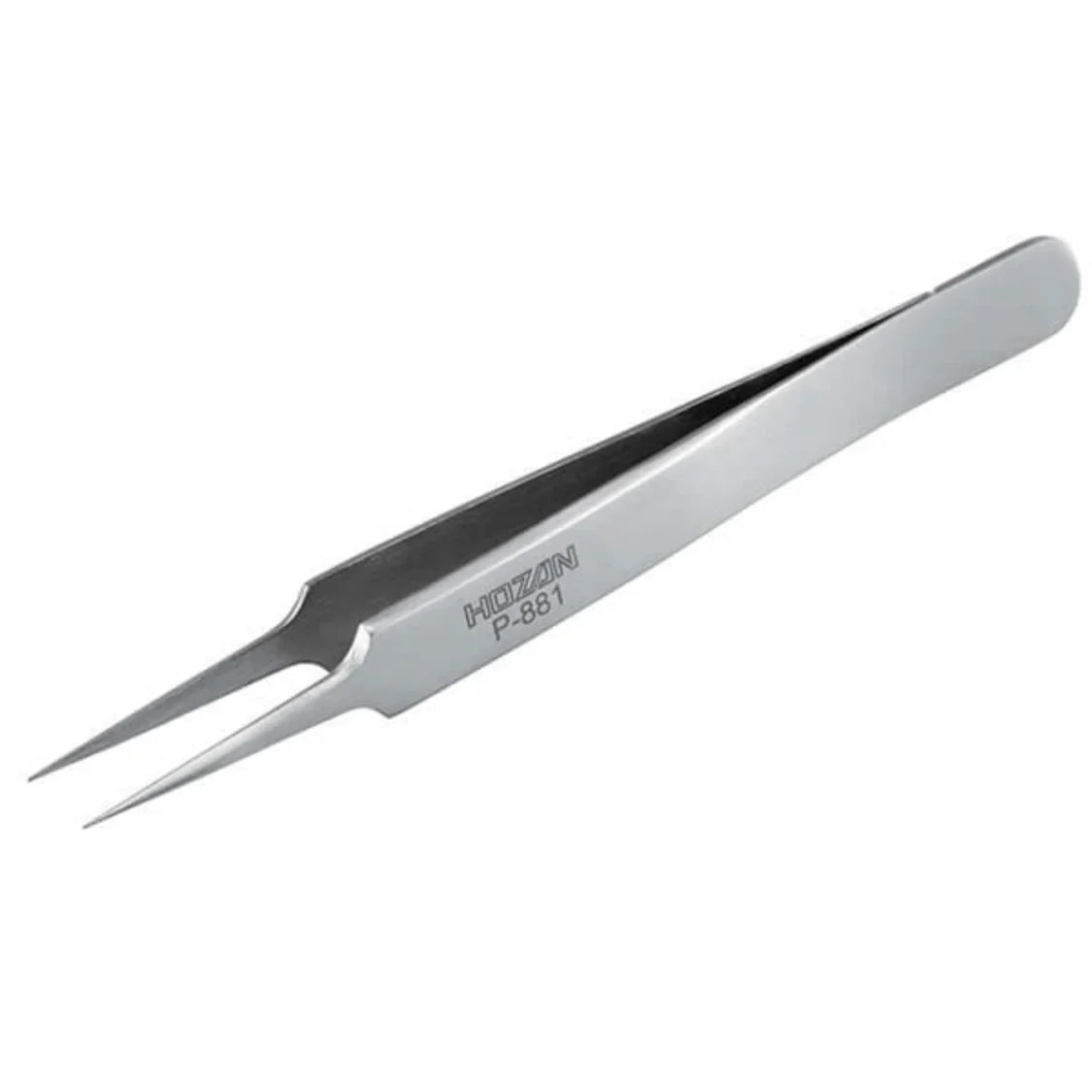 Hozan P-881 Tweezers (Silver) | Cycling Gears Hub
