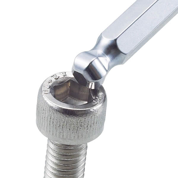 Hozan W - 110 Ballpoint L Wrench Set (Silver) | Cycling Gears Hub - Cycling Gears Hub