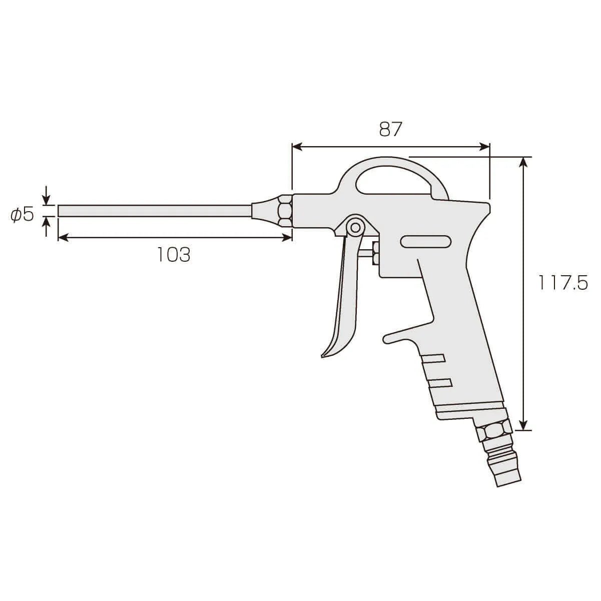 Hozan Z - 396 Air Dust Gun | Cycling Gears Hub - Cycling Gears Hub
