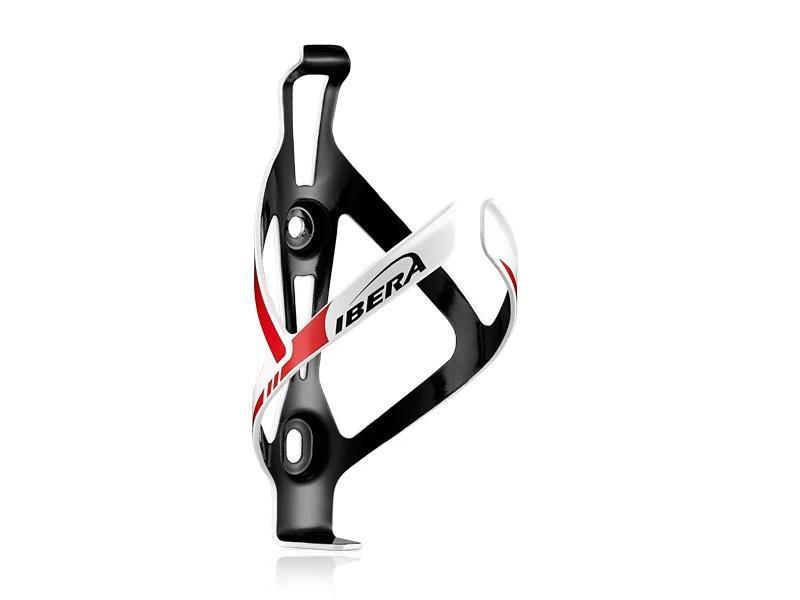 Ibera Aluminium Bottle Cage (White/Black) | Cycling Gears Hub