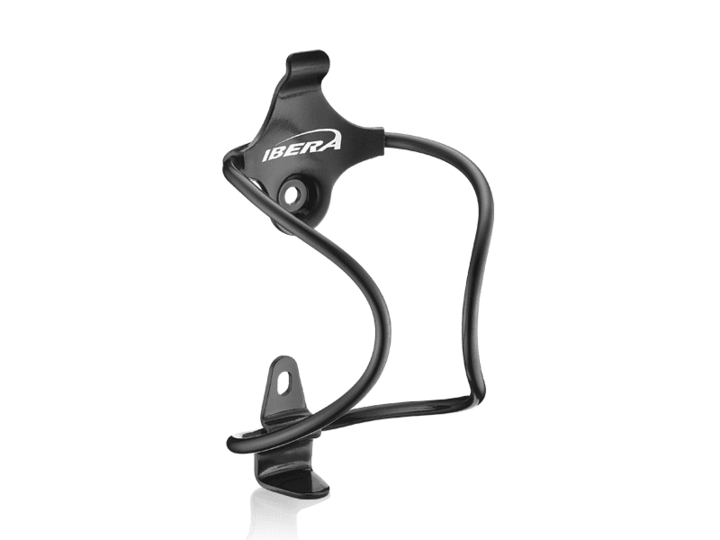 Ibera Aluminium Plate Bottle Cage (Black) | Cycling Gears Hub