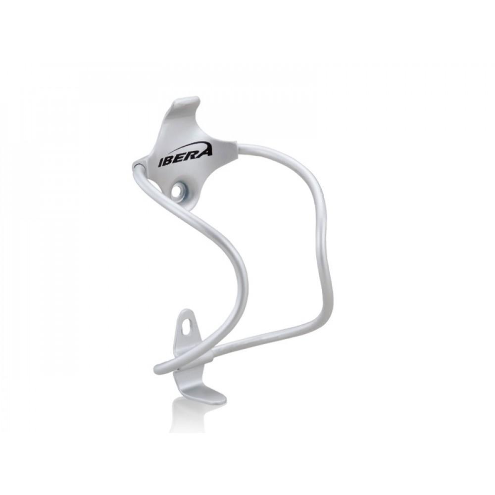 Ibera Aluminium Plate Bottle Cage (White) | Cycling Gears Hub