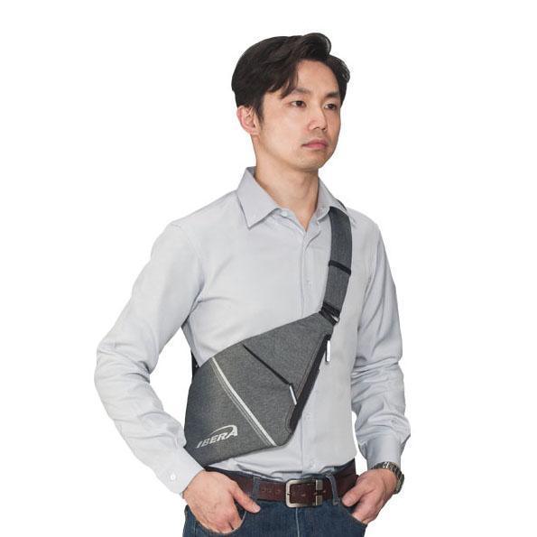 Ibera Slimline Sling bag (Black) | Cycling Gears Hub