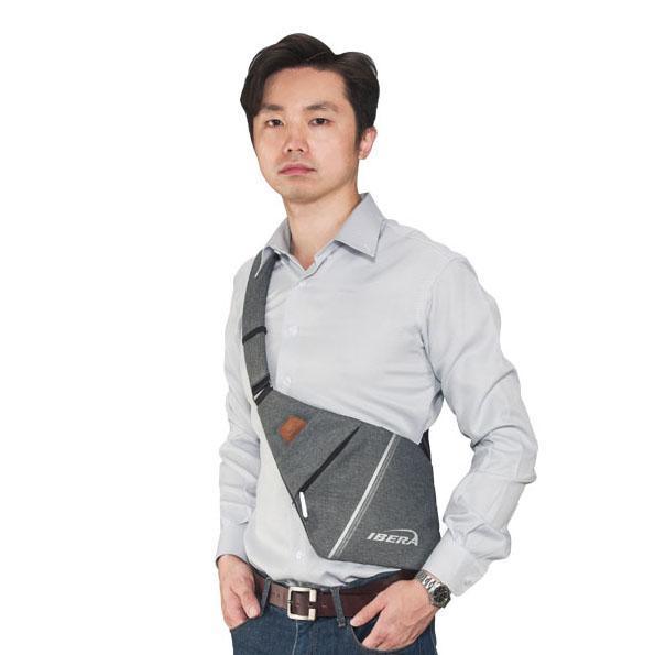 Ibera Slimline Sling bag (Black) | Cycling Gears Hub