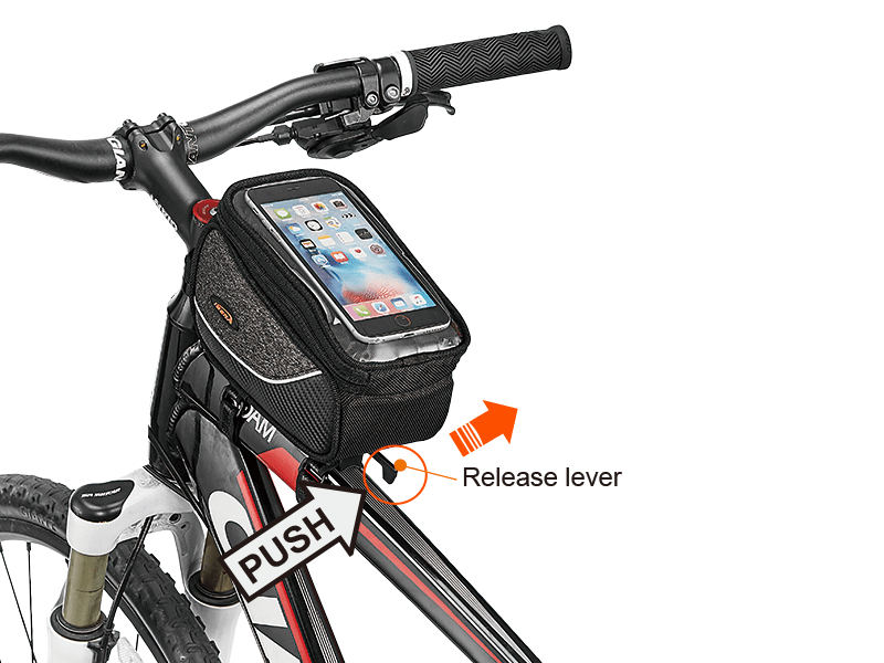 Ibera Top Tube Bag /Quick Release | Cycling Gears Hub