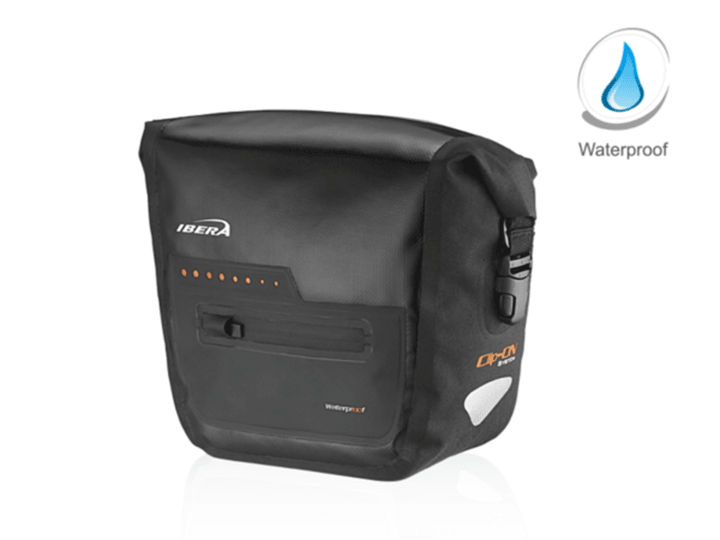 Ibera Waterproof handlebar bag (Black) | Cycling Gears Hub