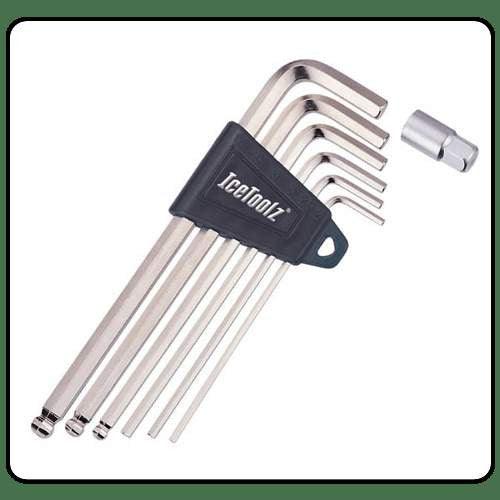 IceToolz Hex Key Set - Blister Card | Cycling Gears Hub - Cycling Gears Hub