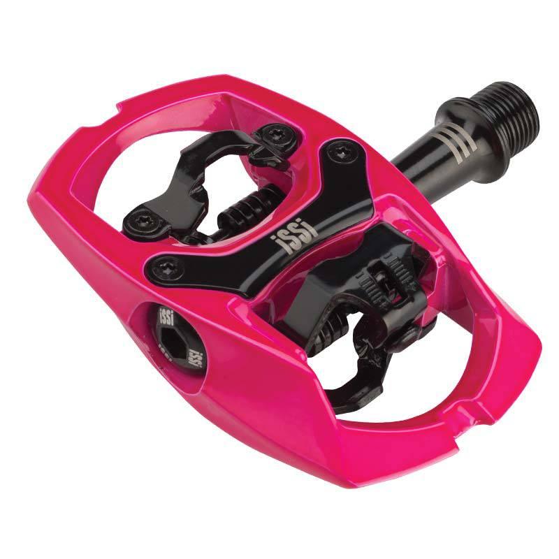 iSSi Trail III Clipless MTB Pedals (iSSi Pink) | Cycling Gears Hub - Cycling Gears Hub