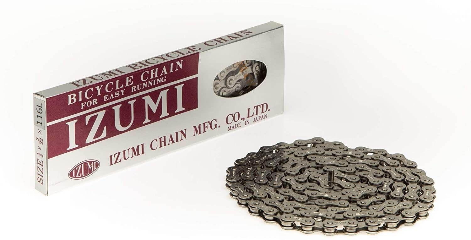 Izumi 8 Speed Chain (Silver) | Cycling Gears Hub - Cycling Gears Hub