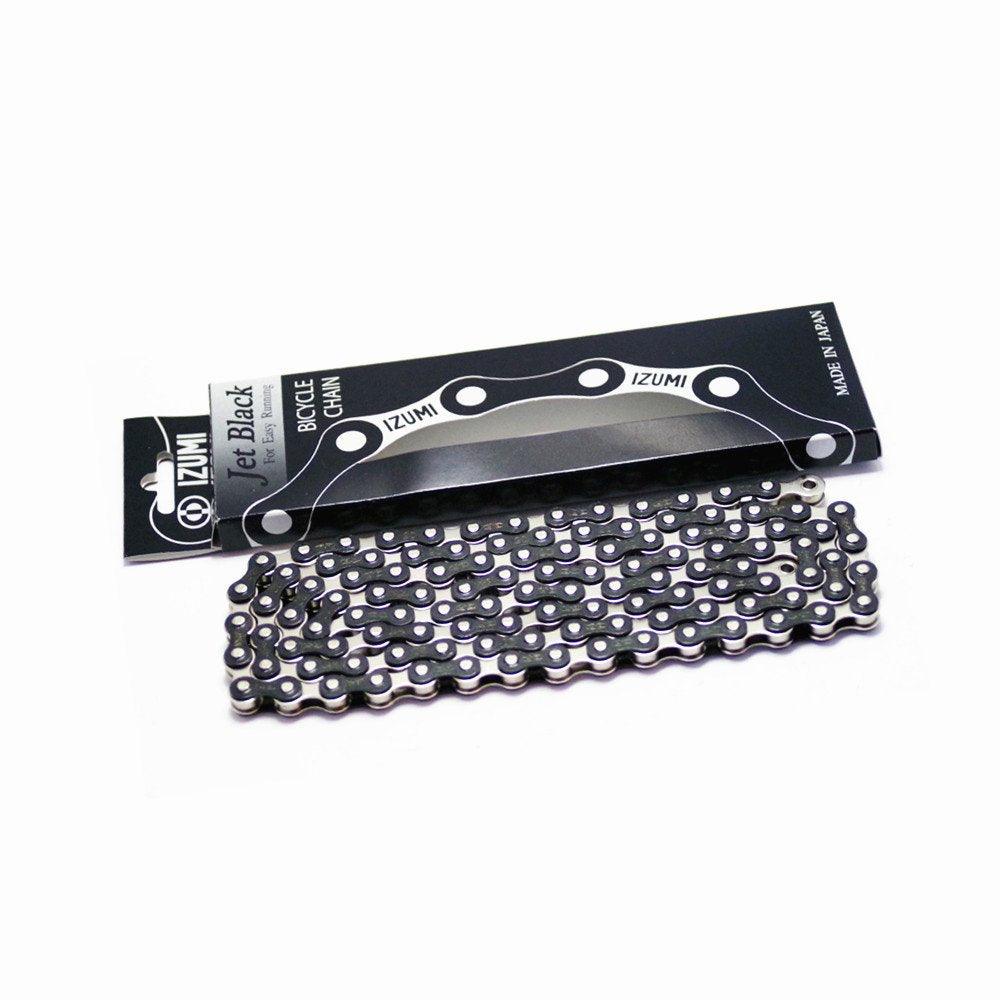 Izumi Jet Black 1 Speed Chain (Black) | Cycling Gears Hub - Cycling Gears Hub