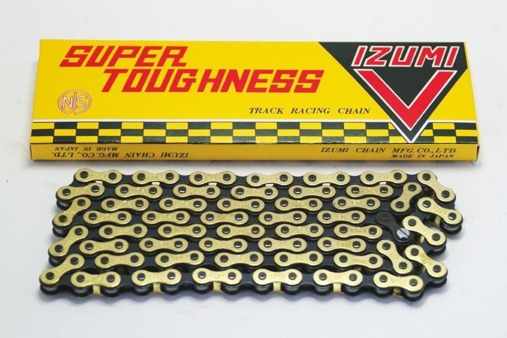 Izumi V Gold 1 Speed Chain (Gold/Black) | Cycling Gears Hub - Cycling Gears Hub