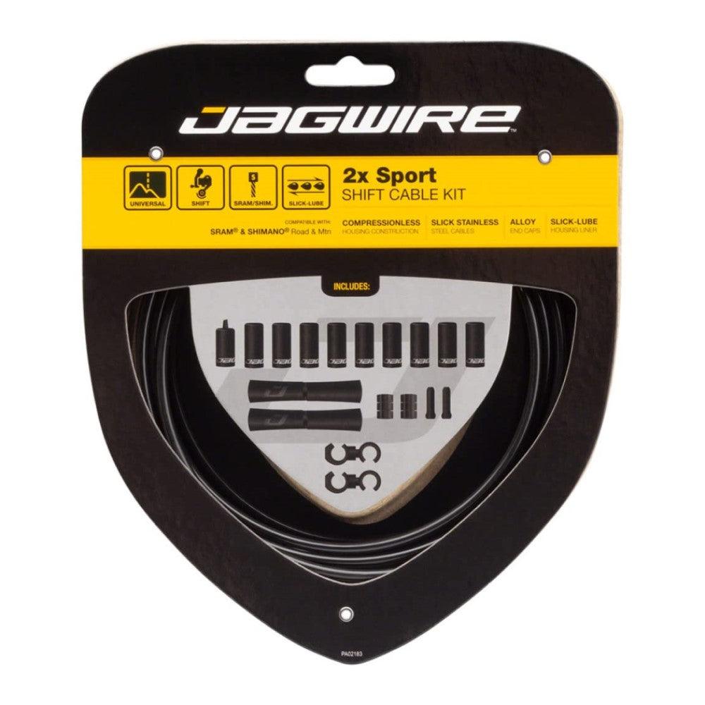 Jagwire 2x Sport Shift Kit (Black) | Cycling Gears Hub - Cycling Gears Hub