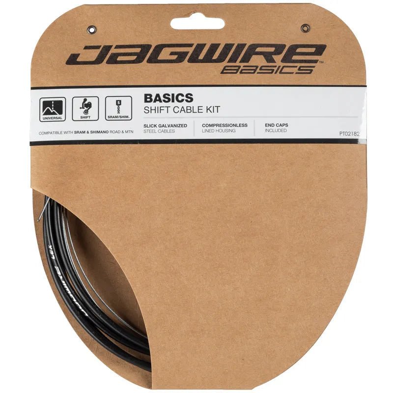 Jagwire Basics Shift Cable Kits (Black) | Cycling Gears Hub - Cycling Gears Hub