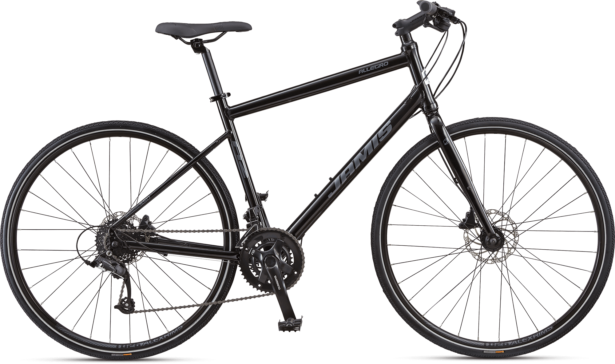 Jamis Allegro A2 (Gloss Black) | Cycling Gears Hub - Cycling Gears Hub