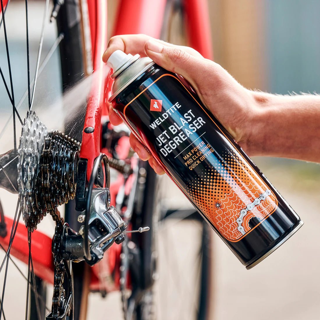 Jet Blast Bike Degreaser 500ml – Ultra - Powerful Drivetrain & Disc Rotor Cleaner - Cycling Gears Hub