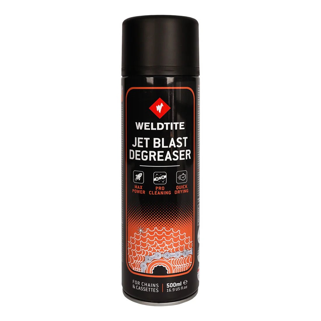 Jet Blast Bike Degreaser 500ml – Ultra - Powerful Drivetrain & Disc Rotor Cleaner - Cycling Gears Hub