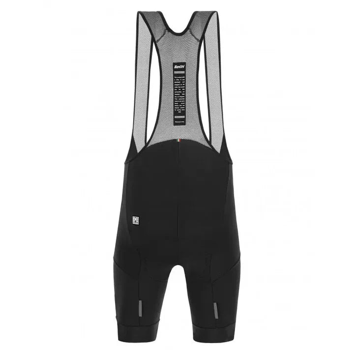 SANTINI KARMA DELTA BIBSHORTS-BLACK SIZE-M