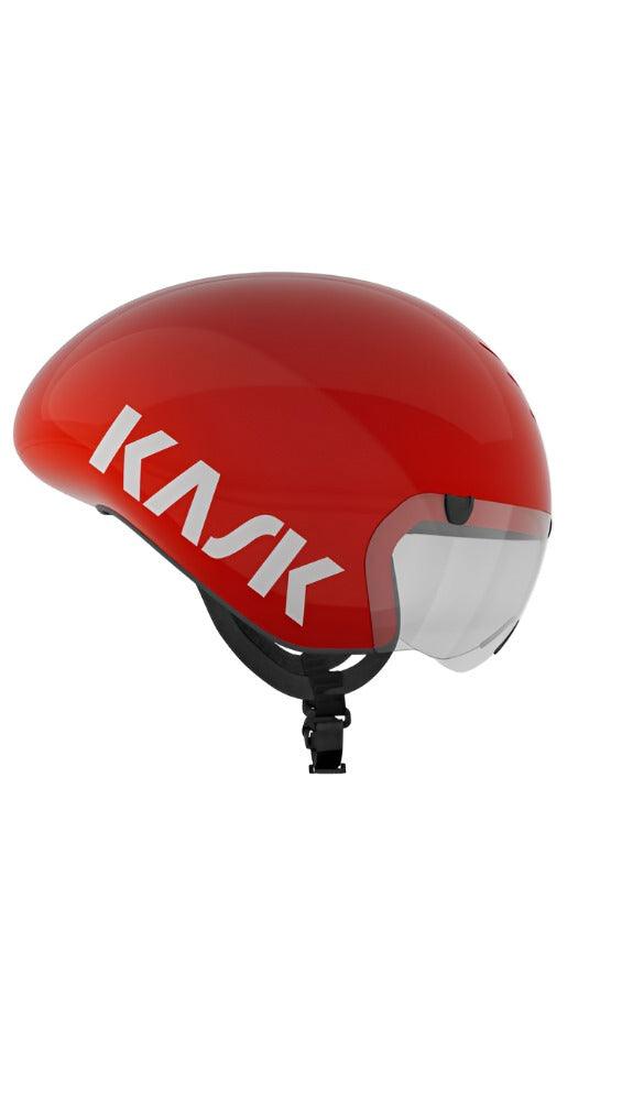 Kask Bambino Pro Aero Road Cycling Helmet (Red) | Cycling Gears Hub