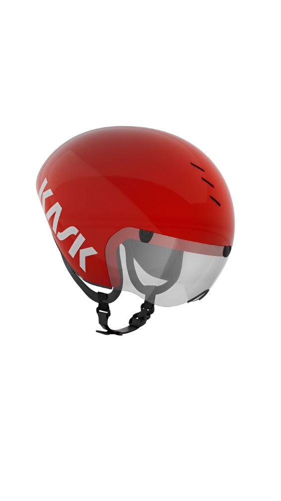 Kask Bambino Pro Aero Road Cycling Helmet (Red) | Cycling Gears Hub