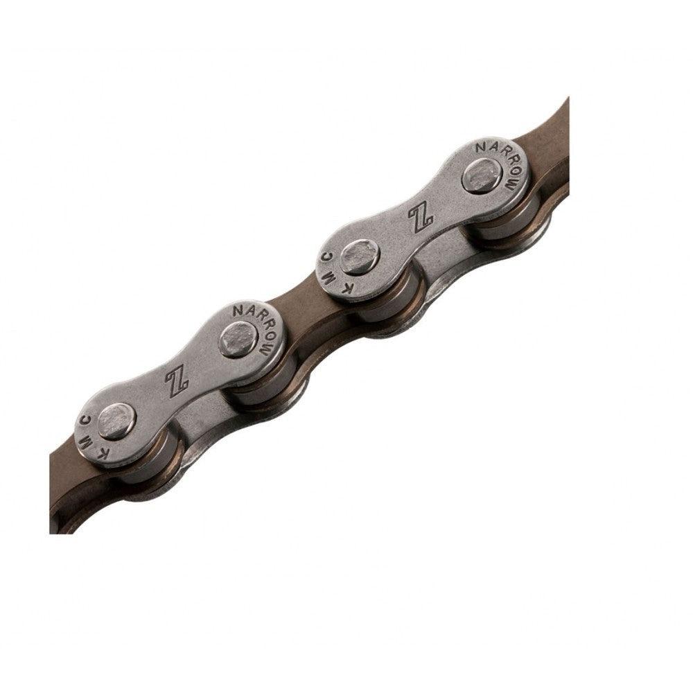 KMC Z7 7 Speed Chain (Grey/Brown) | Cycling Gears Hub - Cycling Gears Hub