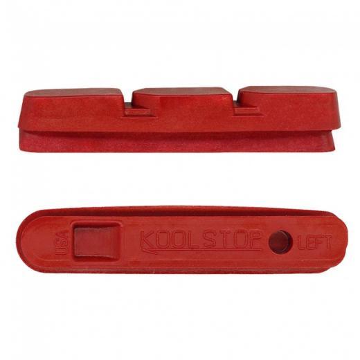 Kool Stop Campagnolo SR Super Record 2011 Insert Replacement Pads (Carbon Red) | Cycling Gears Hub - Cycling Gears Hub