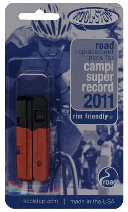 Kool Stop Campagnolo SR Super Record 2011 Insert Replacement Pads (Dual Compound) | Cycling Gears Hub - Cycling Gears Hub