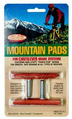 Kool Stop MTTSA MTB Rubber Rim Brake Pads (Salmon) | Cycling Gears Hub - Cycling Gears Hub