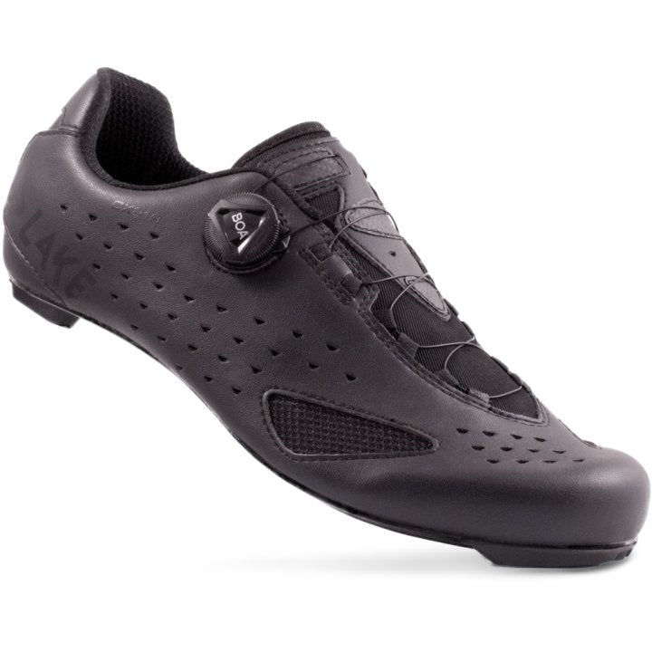 Lake CX219-X Wide Cycling Shoe (Black/Black) | Cycling Gears Hub
