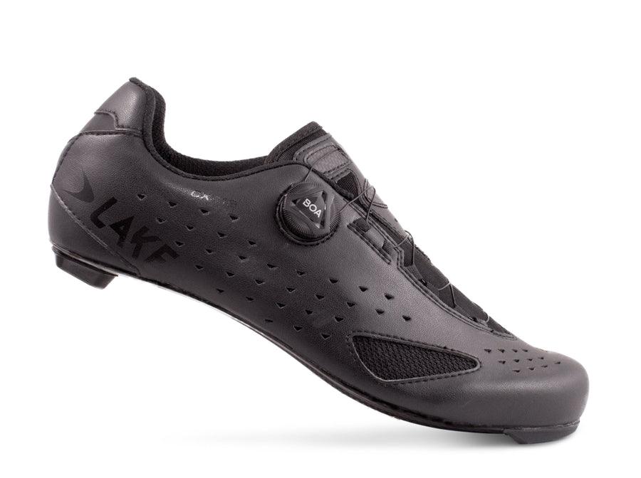 Lake CX219 Wide Road Cycling Shoes (Black) | Cycling Gears Hub
