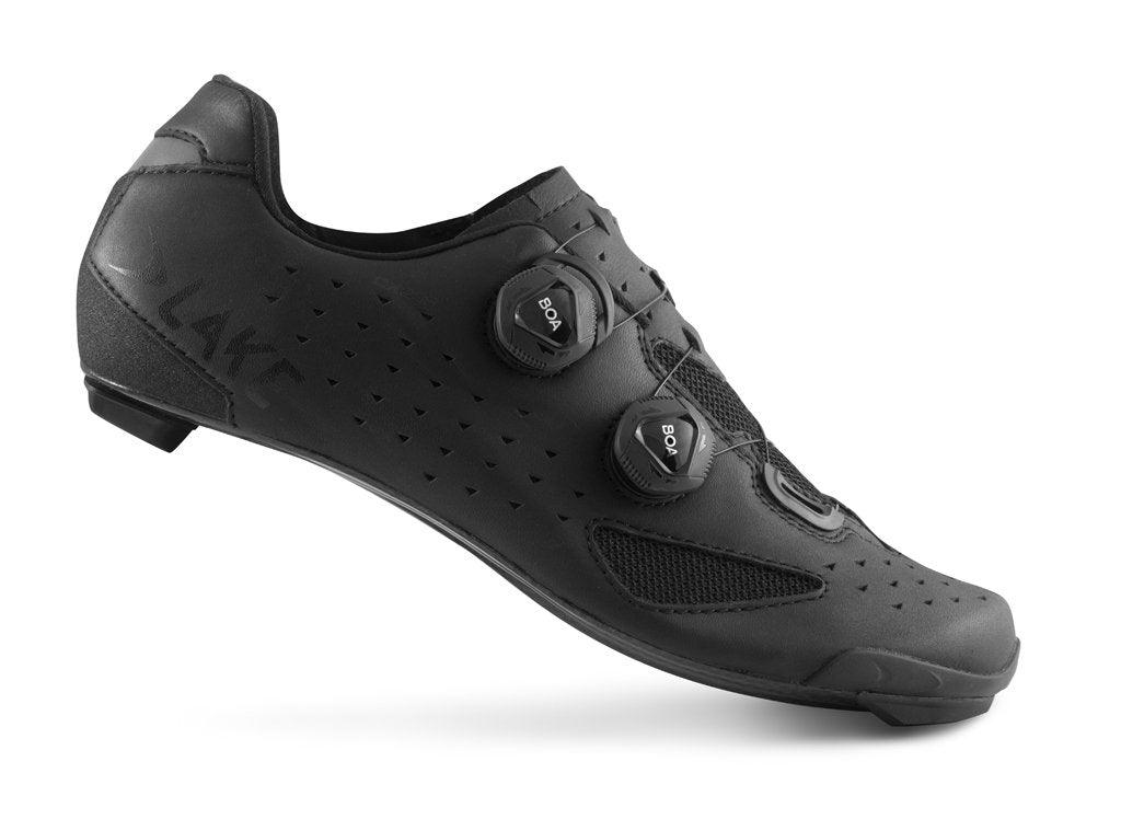 Lake CX238 Wide Road Cycling Shoes (Black) | Cycling Gears Hub