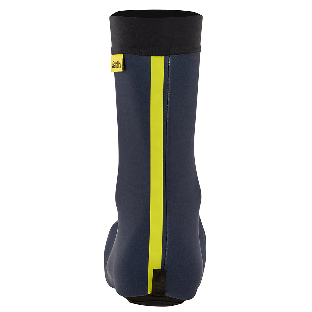 SANTINI MAILLOT JAUNE SHOECOVERS-N.BLUE ML