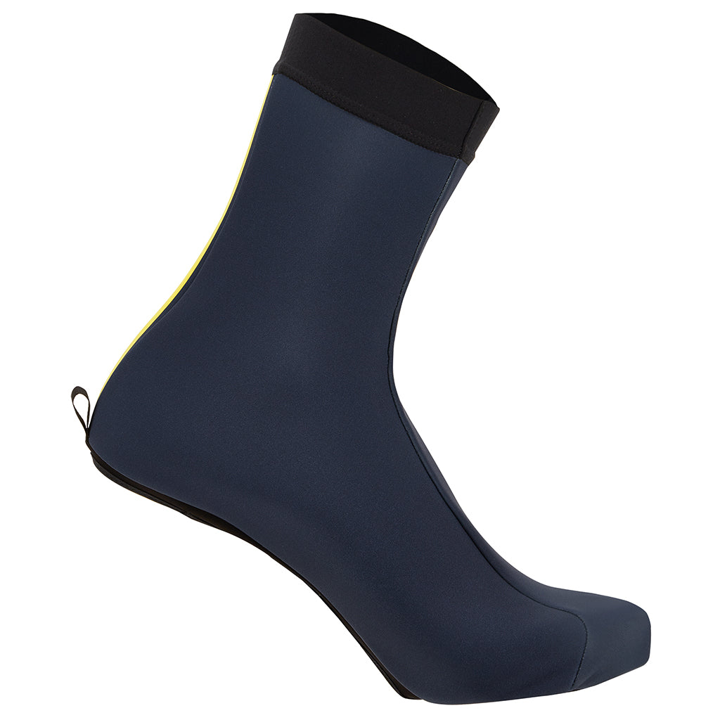 SANTINI MAILLOT JAUNE SHOECOVERS-N.BLUE ML
