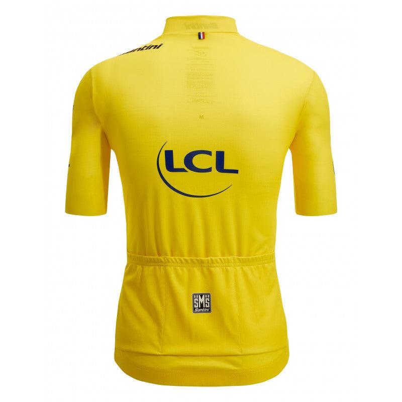 Santini TDF Leader Mens Cycling Jersey (Yellow) | Cycling Gears Hub