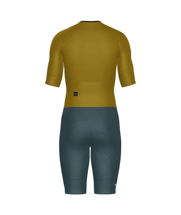 SANTINI LEAF TRISUIT (SH.SLEEVE)-OCHRE FS