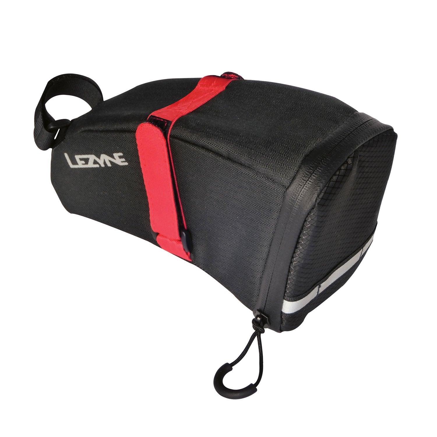 Lezyne Aero Caddy Saddle Bag (Black/Red) | Cycling Gears Hub - Cycling Gears Hub