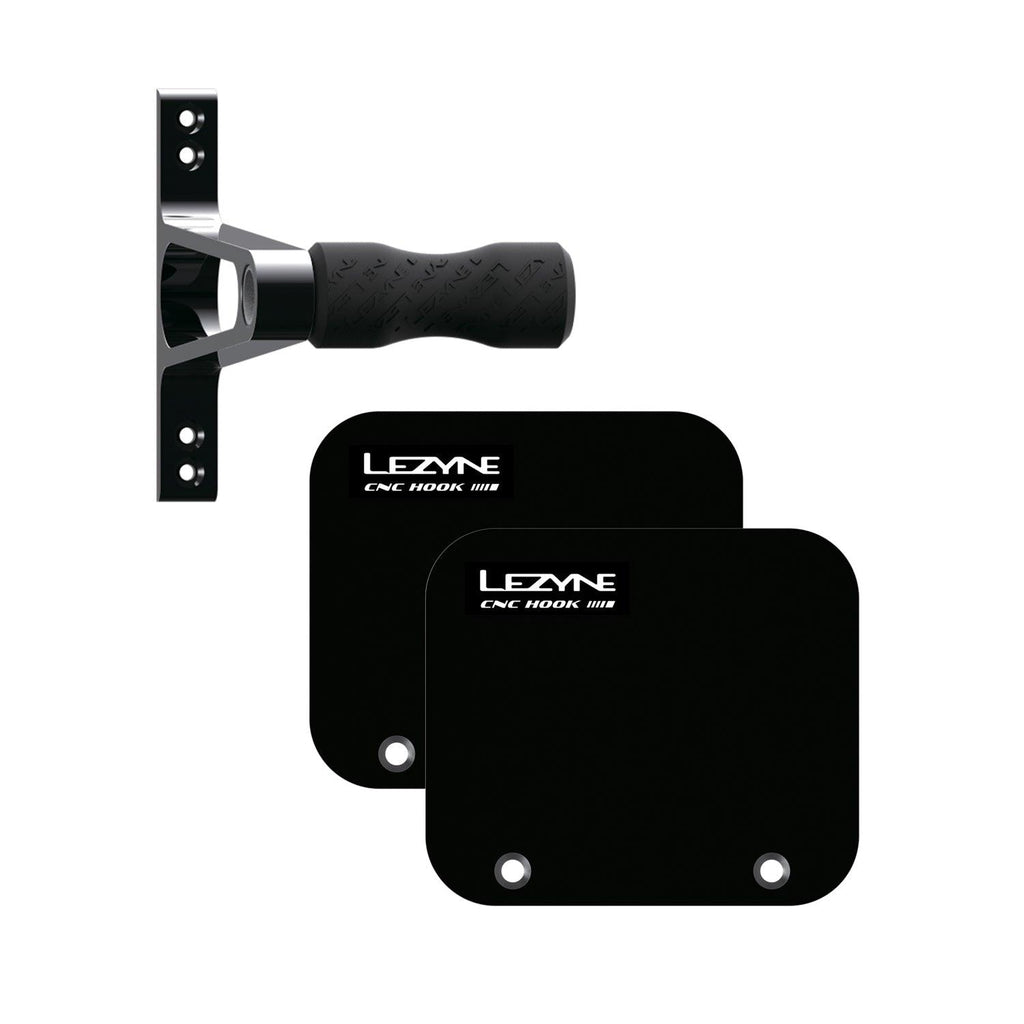 Lezyne CNC Alloy Wheel Hook (Black) | Cycling Gears Hub - Cycling Gears Hub