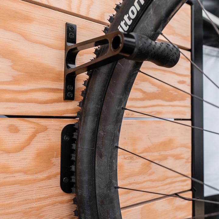 Lezyne CNC Alloy Wheel Hook (Black) | Cycling Gears Hub - Cycling Gears Hub