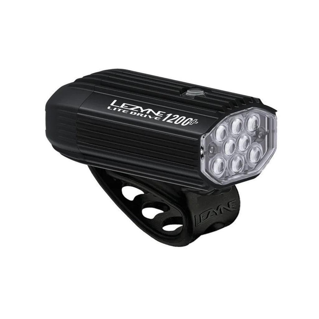 Lezyne Lite Drive 1200+ Front Light (Black) | Cycling Gears Hub - Cycling Gears Hub