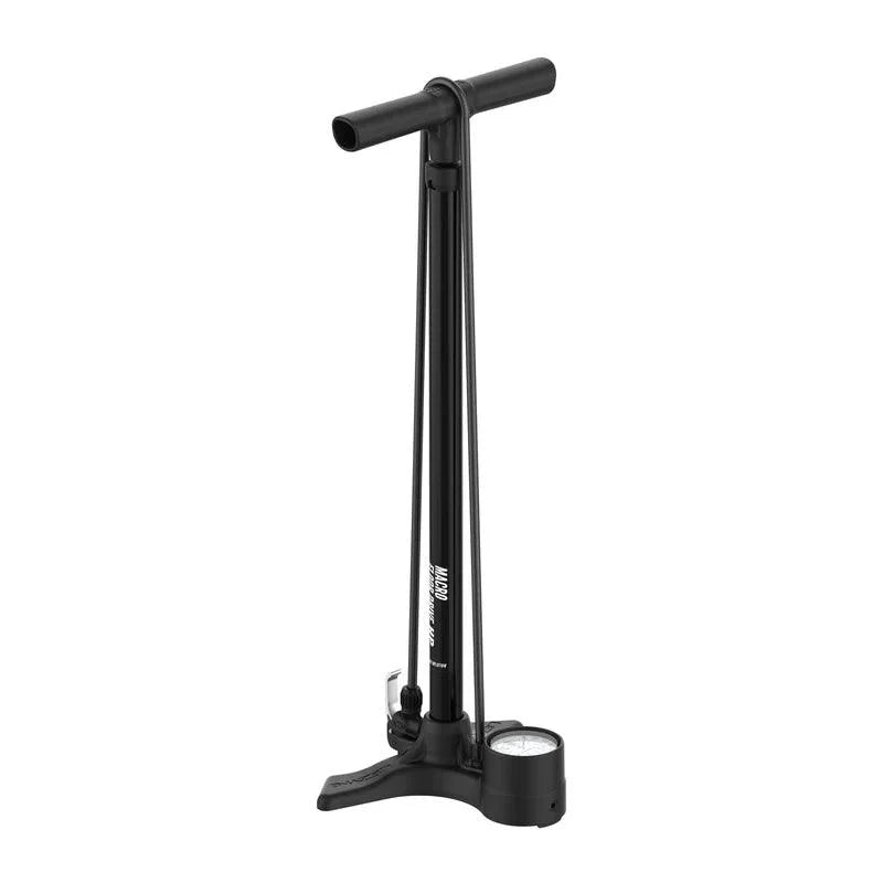 Lezyne Macro Drive High Pressure Dual Valve Floor Pump (Flat Black) | Cycling Gears Hub - Cycling Gears Hub