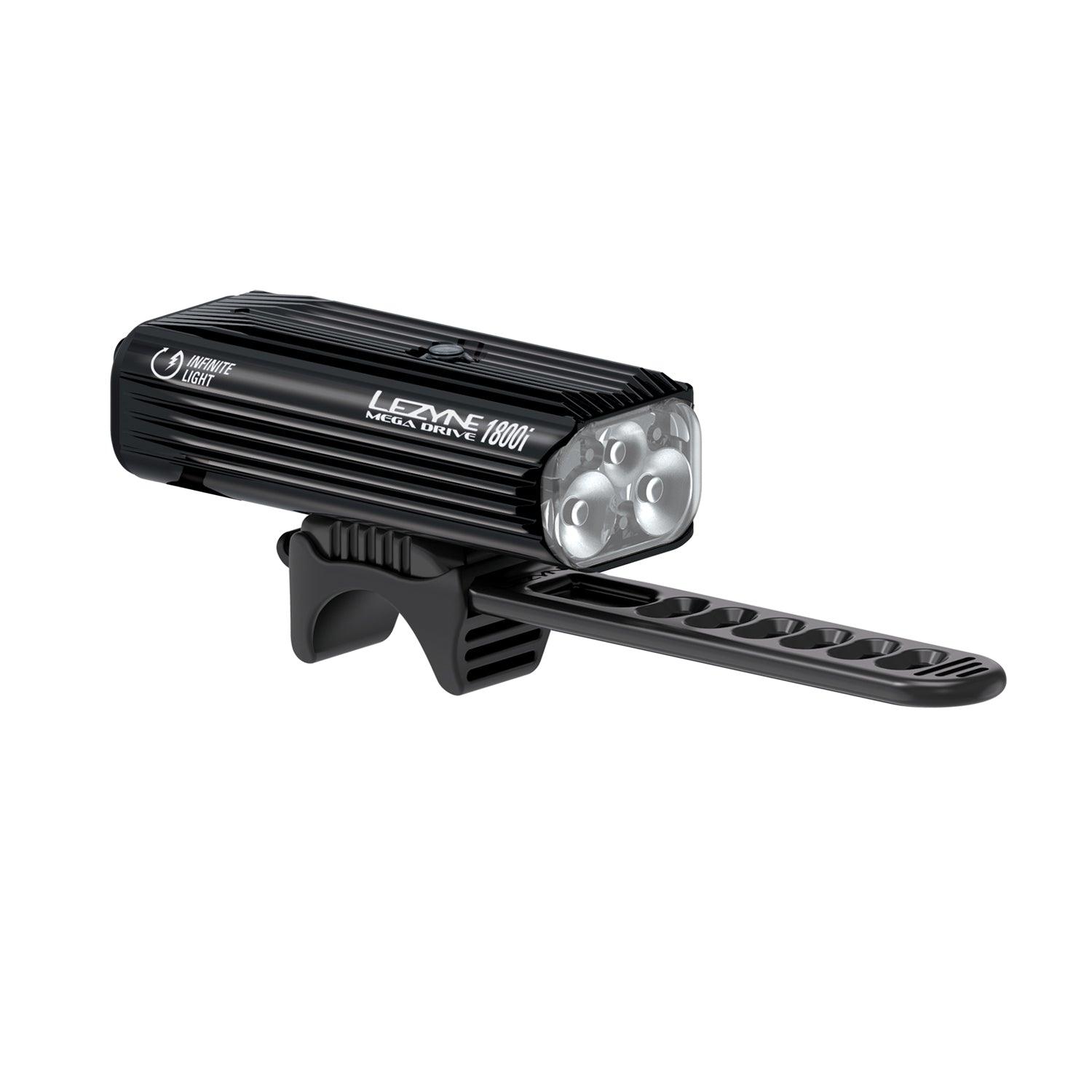 Lezyne Mega Drive1800i Front Light (Black) | Cycling Gears Hub - Cycling Gears Hub