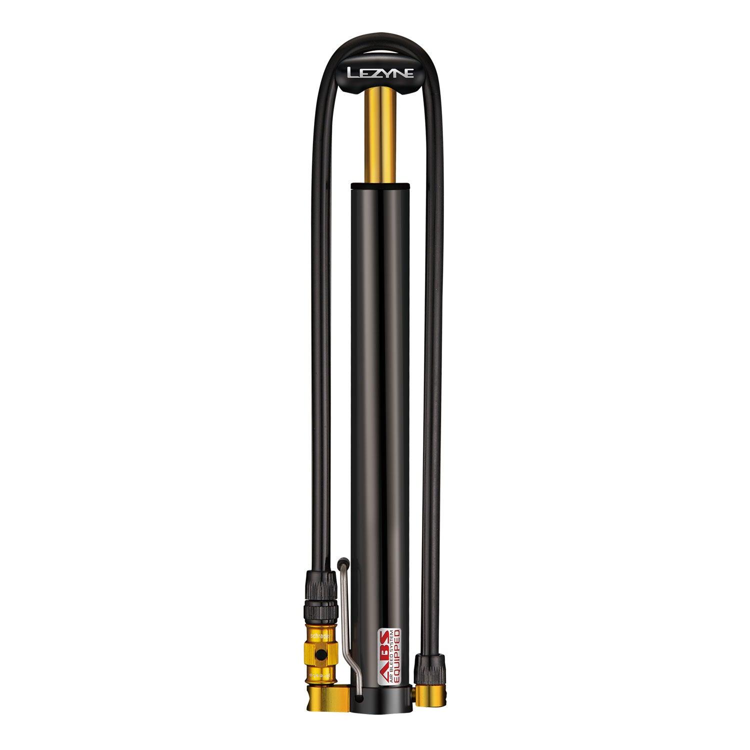 Lezyne Micro Drive High Volume Floor Pump (Black) | Cycling Gears Hub - Cycling Gears Hub