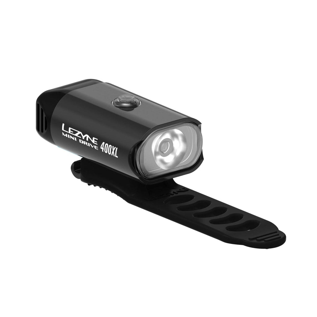 Lezyne Mini Drive 400XL Front Light (Black) | Cycling Gears Hub - Cycling Gears Hub