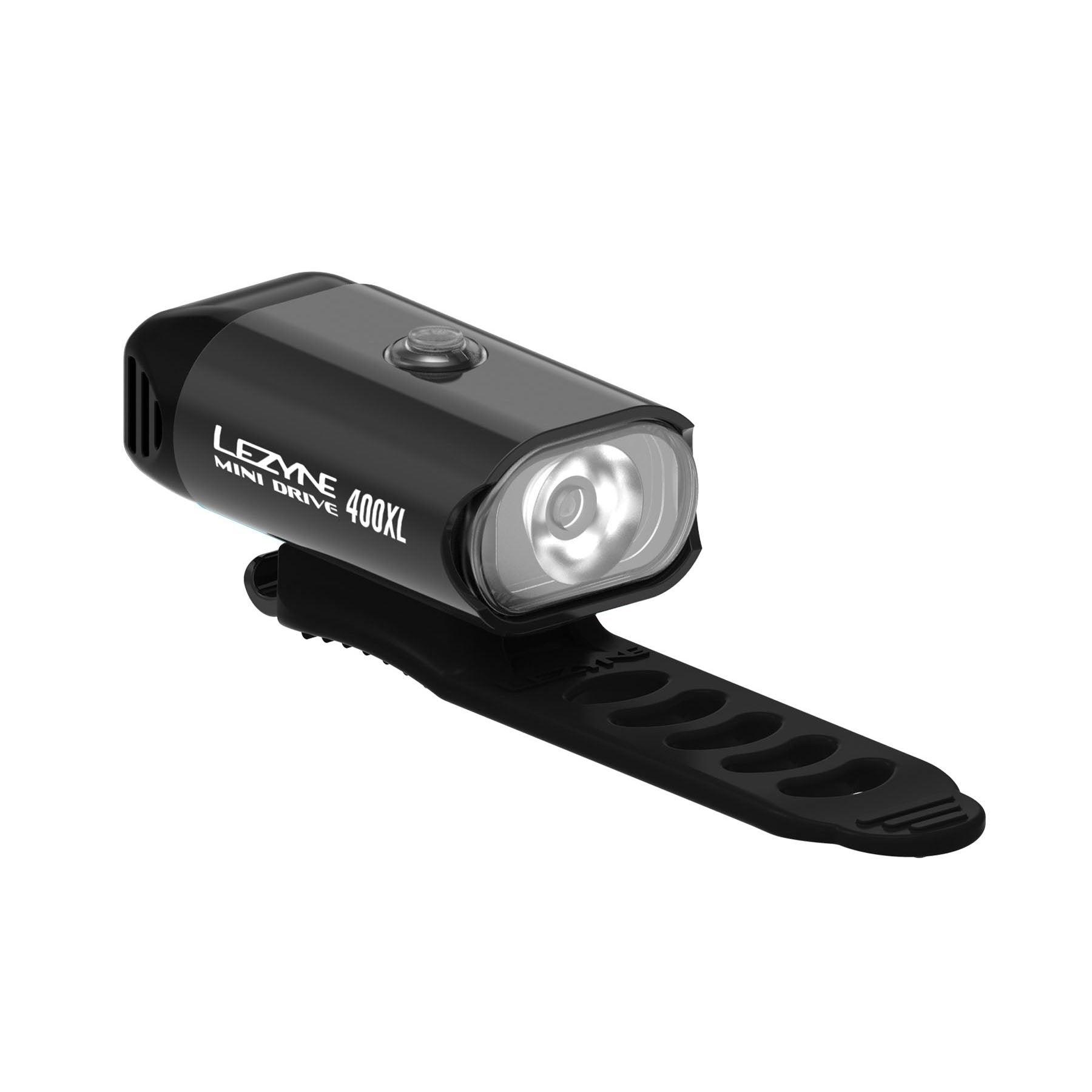 Lezyne Mini Drive 400XL Front Light (Black) | Cycling Gears Hub - Cycling Gears Hub
